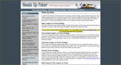 Desktop Screenshot of heads-up-poker.org